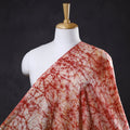 Red - Hand Printed Cotton Batik Fabric 07