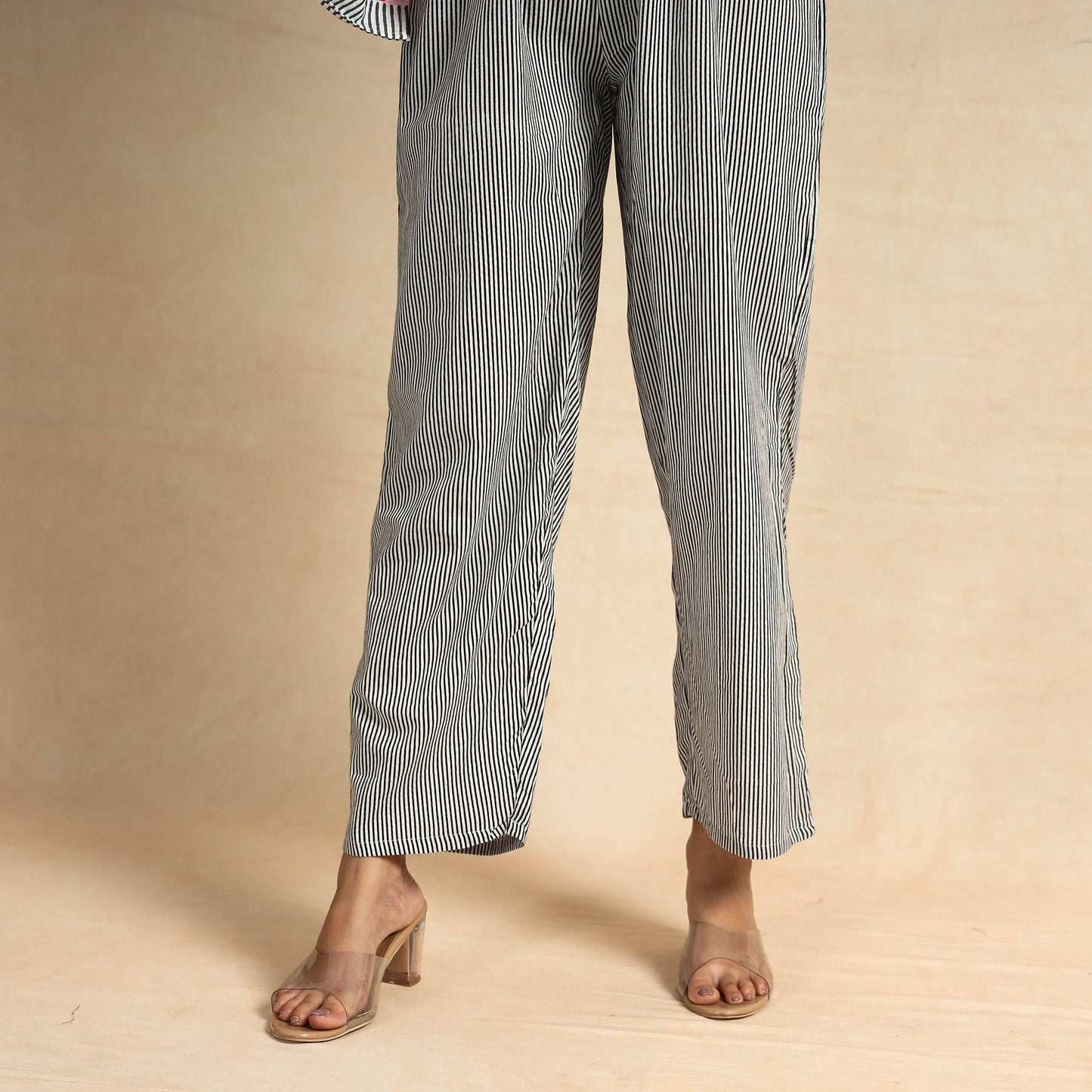 Buy Hand Printed Cotton Kaftan & Pyjama Night Suit Set Online at iTokri.com