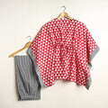Buy Hand Printed Cotton Kaftan & Pyjama Night Suit Set Online at iTokri.com