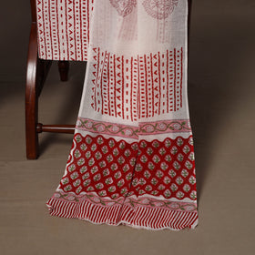 Hand sanganeri cotton 3pc unstitched dress material 06