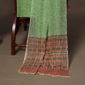 Hand sanganeri cotton 3pc unstitched dress material 07