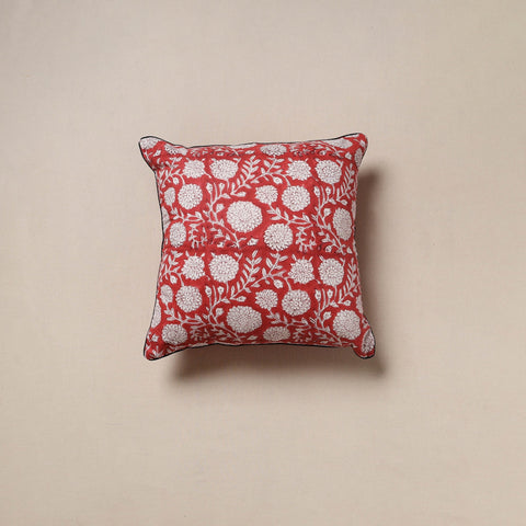 Hand sanganeri cushion cover 19 - handcrafted