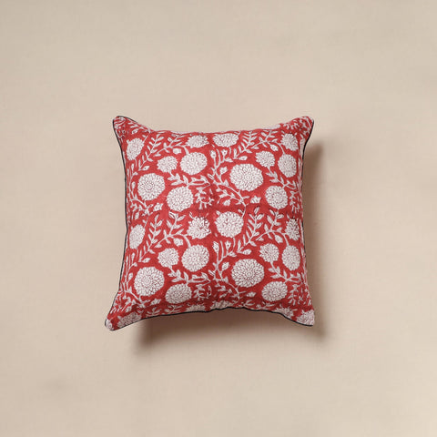 Hand sanganeri cushion cover 49 - handcrafted