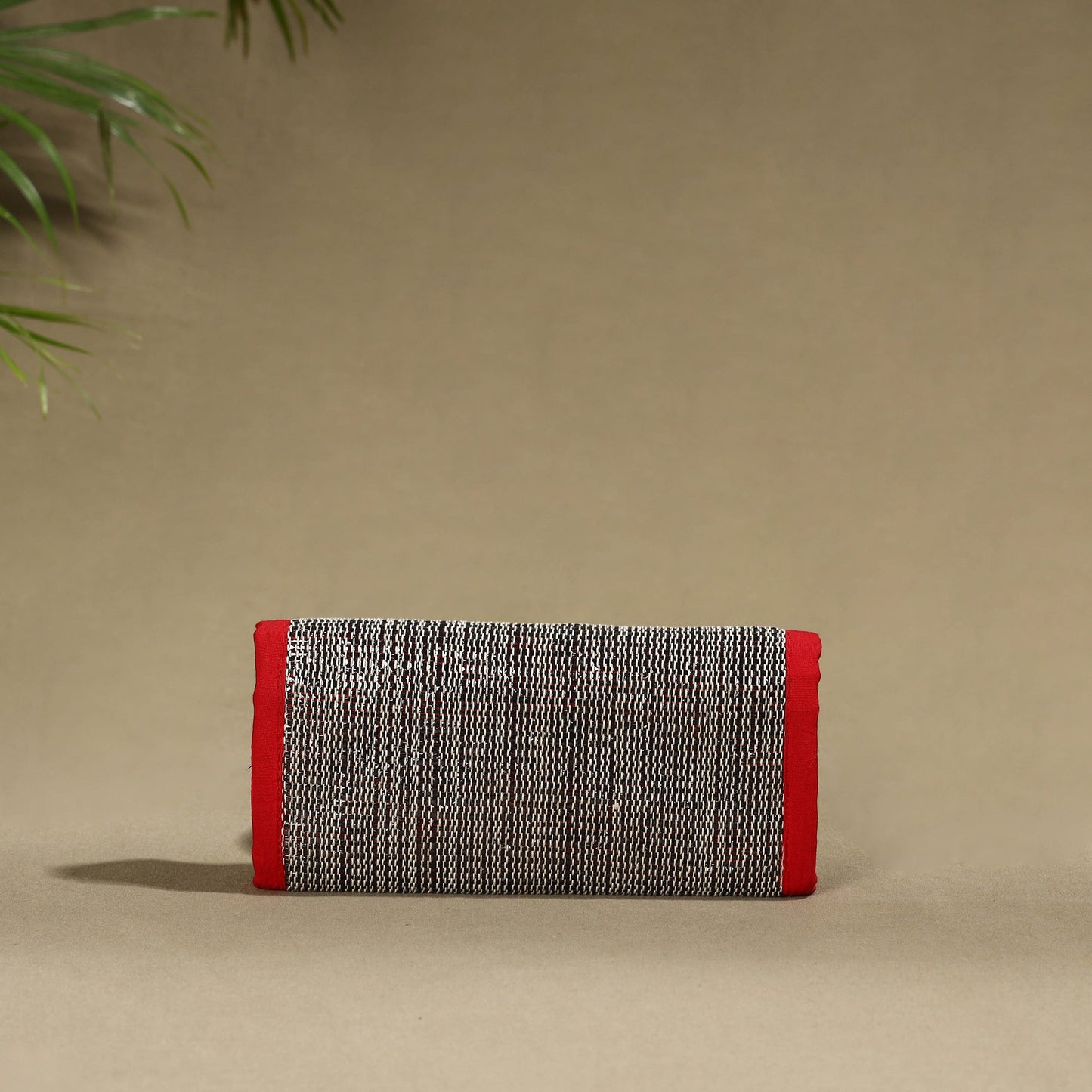 Red Handcrafted Audio Tape Clutch Wallet