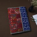 Red Handcrafted Bengal Kantha Work File Folder