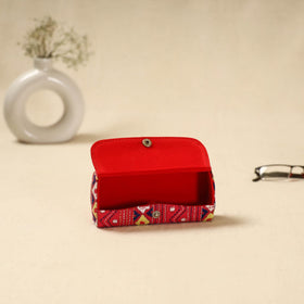 Handcrafted bengal kantha work spectacle case 17