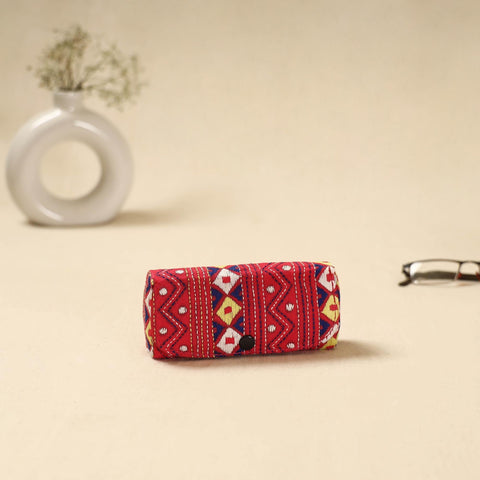 Handcrafted bengal kantha work spectacle case 17