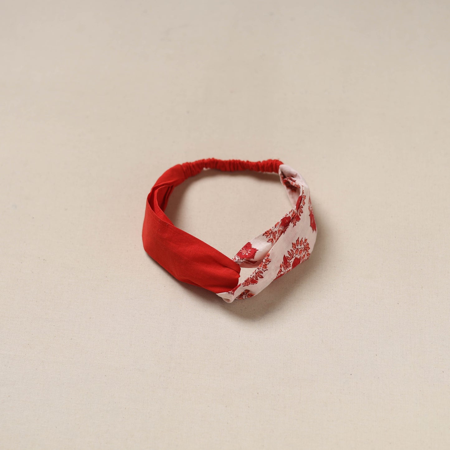 Handcrafted cotton elastic headband 23