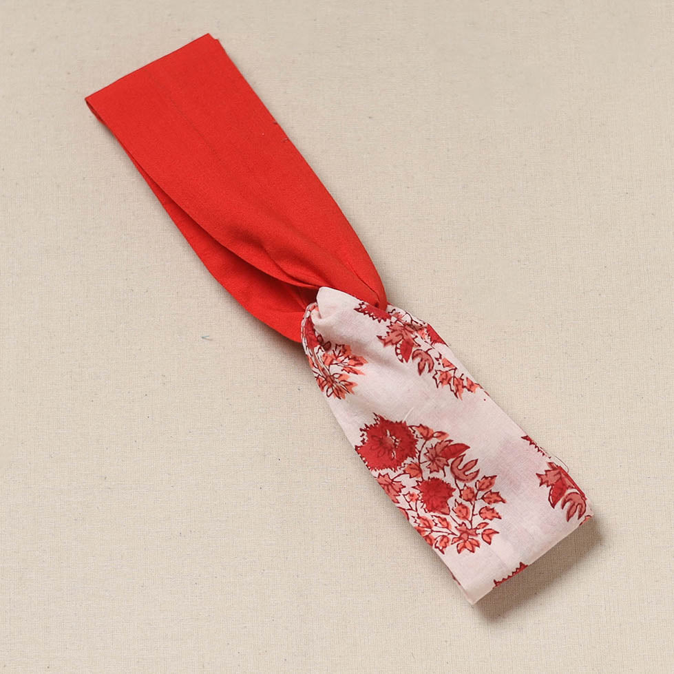 Handcrafted cotton elastic headband 23