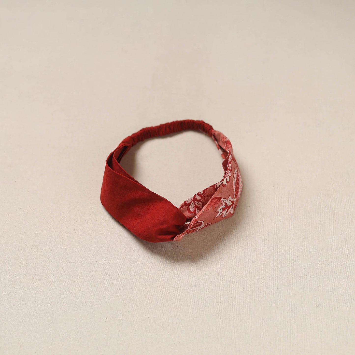 Handcrafted cotton elastic headband 29