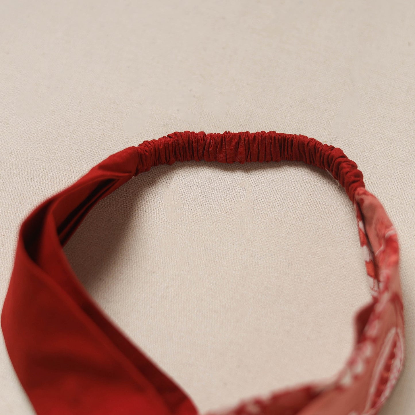 Handcrafted cotton elastic headband 29