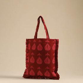 Handcrafted Cotton Frill Jhola Bag