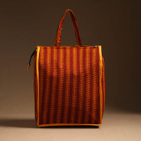 Red Eco Friendly Handcrafted Cotton Shopping Bag