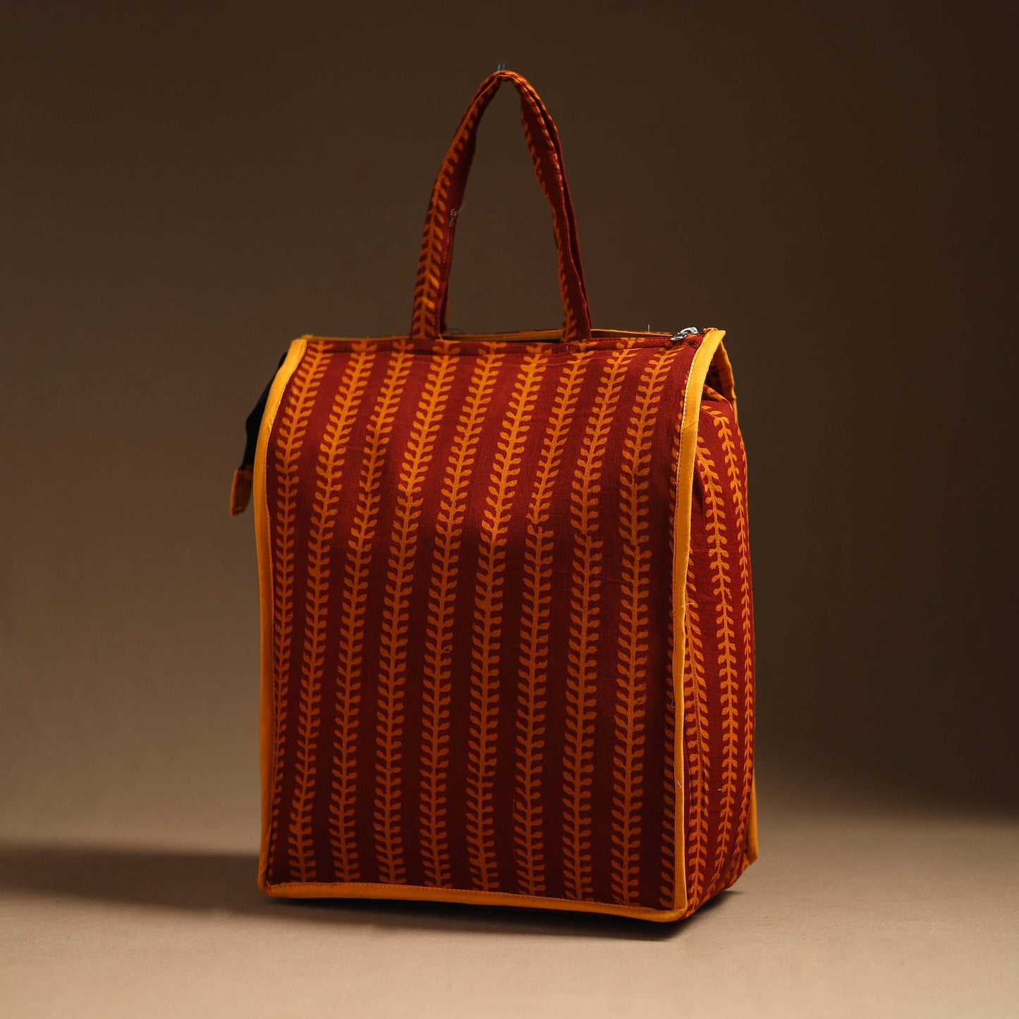 Red Eco Friendly Handcrafted Cotton Shopping Bag