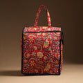 Red Eco Friendly Handcrafted Cotton Shopping Bag