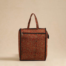  Red Handcrafted Cotton Shopping Hand Bag 