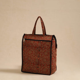  Red Handcrafted Cotton Shopping Hand Bag 