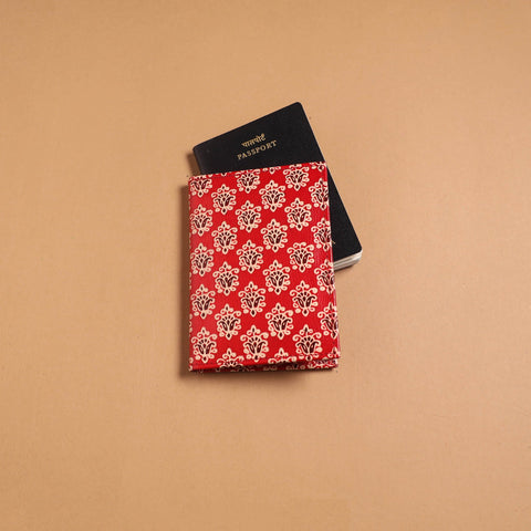 Handcrafted embossed leather passport cover 05