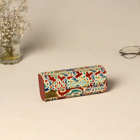 Handcrafted embossed leather spectacle case 10