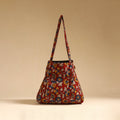 Red - handcrafted fabric jhola bag 61