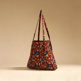 Red - handcrafted fabric jhola bag 61