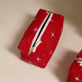 Handcrafted fabric toiletry bags (set of 3) 03