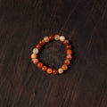 Red Handcrafted Glass Stone Bracelet