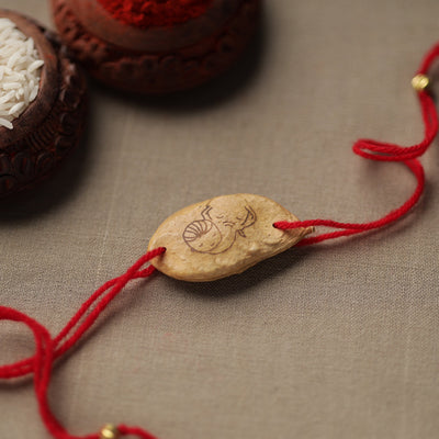  Green - Handcrafted Plantable Seed Rakhi 