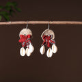Buy Handcrafted Jute Phool Kali Shell Earrings