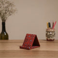 Handcrafted kantha hand embroidered mobile stand 04