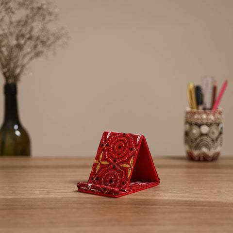 Handcrafted kantha hand embroidered mobile stand 09