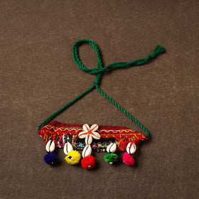 Handcrafted Kutch Embroidered Shell Work Choker Necklace 