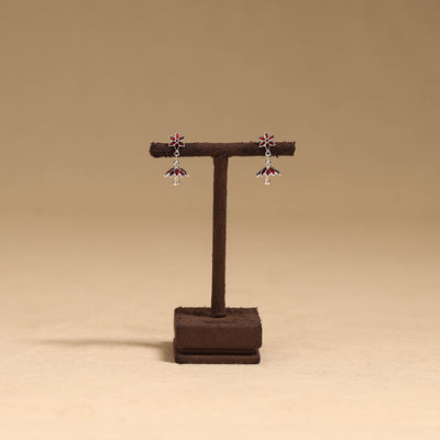 Handcrafted paka meenakari earrings 117