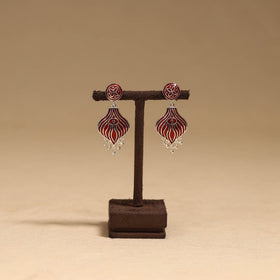 Handcrafted paka meenakari earrings 76