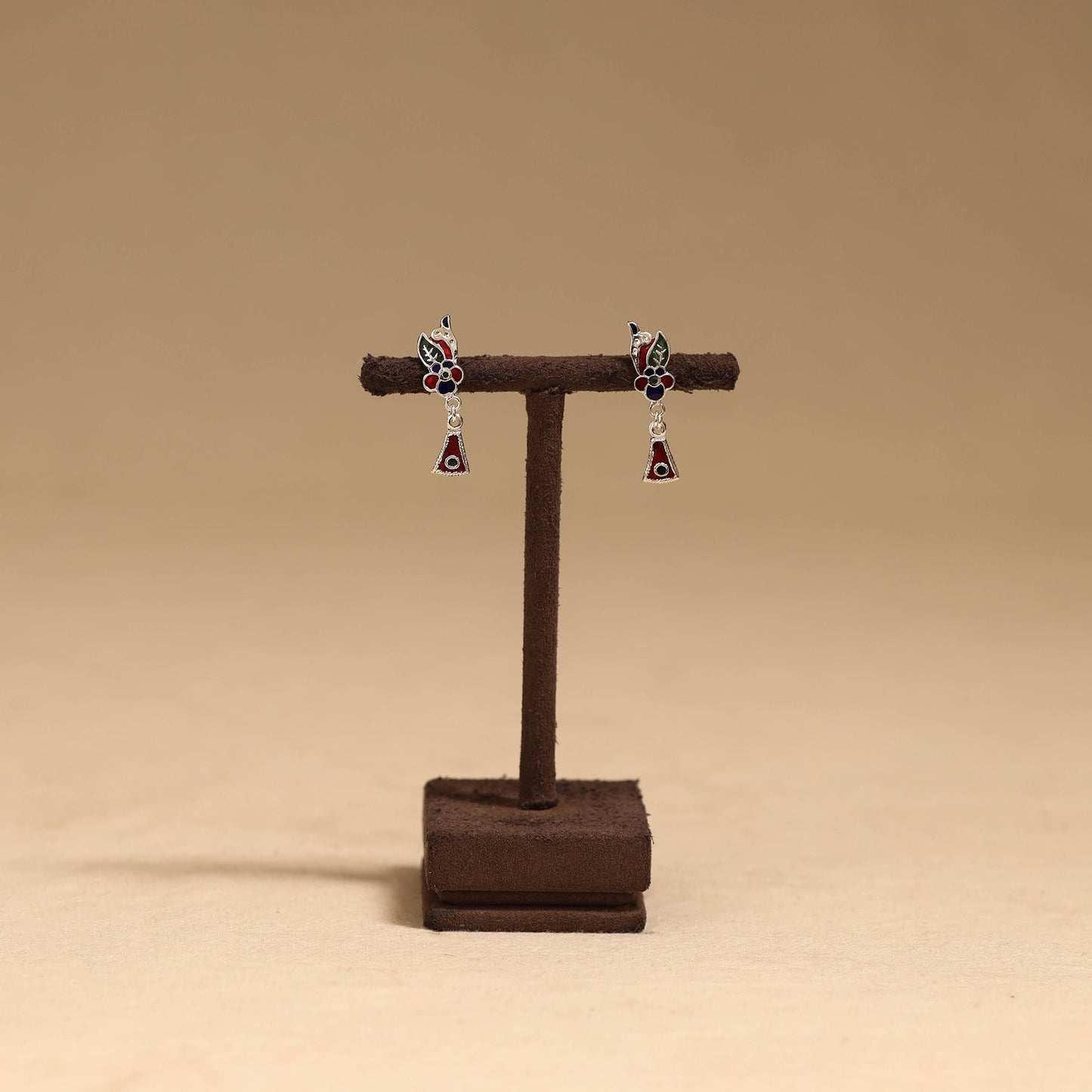 Handcrafted paka meenakari earrings 81