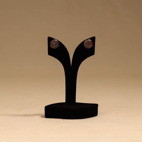 Handcrafted paka meenakari earrings 95