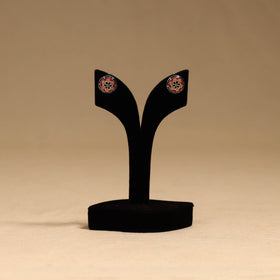 Handcrafted paka meenakari earrings 97