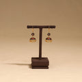 Handcrafted paka meenakari jhumki earrings 60