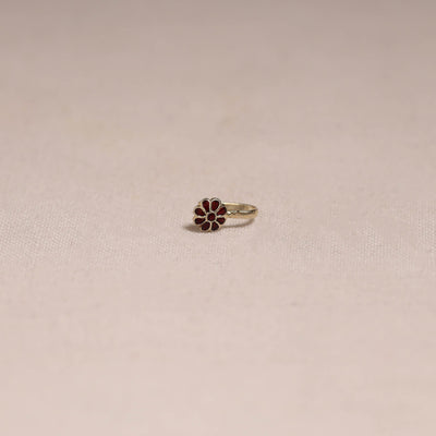 Handcrafted paka meenakari nosepin 146