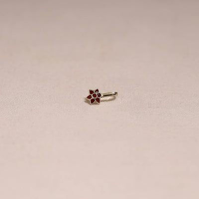 Handcrafted paka meenakari nosepin 148