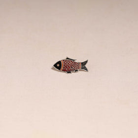 Handcrafted paka meenakari saree pin 208