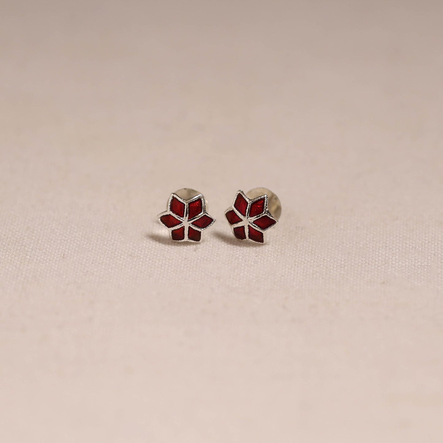 Handcrafted paka meenakari stud earrings 20