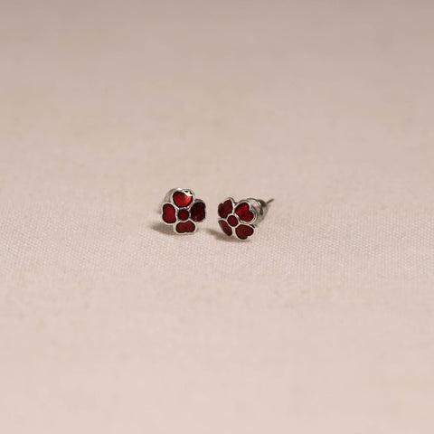 Handcrafted paka meenakari stud earrings 27