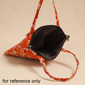  Red Handcrafted Quilted Cotton Hand Bag
