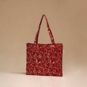 Handcrafted quilted handbag 18