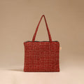 Handcrafted quilted handbag 26
