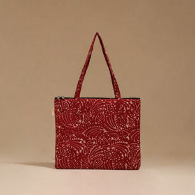 Handcrafted quilted handbag 29