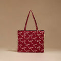 Handcrafted quilted handbag 44