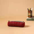 Handcrafted quilted pencil pouch 01