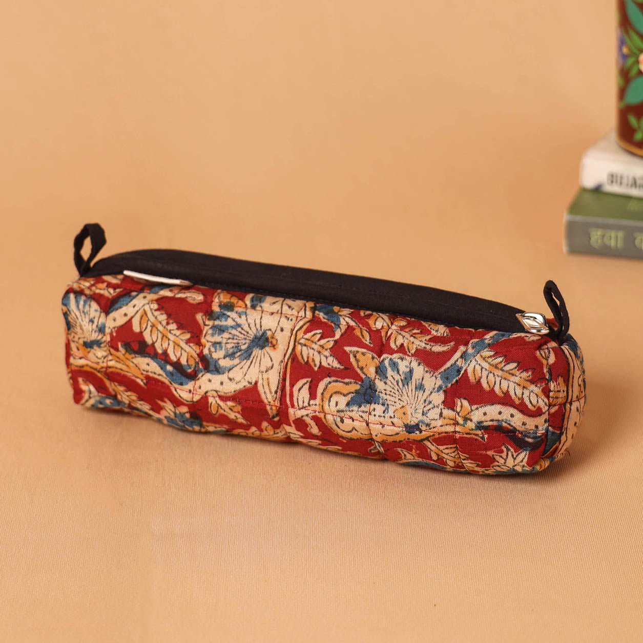 Handcrafted quilted pencil pouch 05